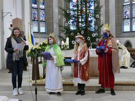 Diözesale Aussendung der Sternsinger des Bistums Fulda in St. Crescentius (Foto: Karl-Franz Thiede)